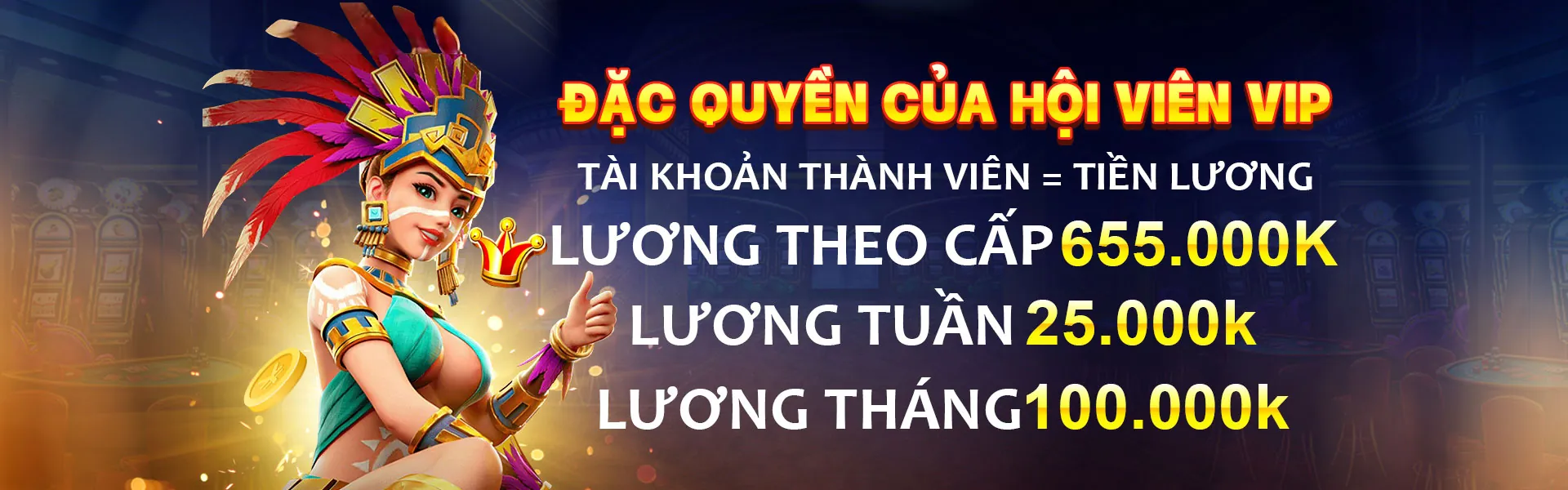 Chương trình VIP độc quyền của luck88 nhà cái
